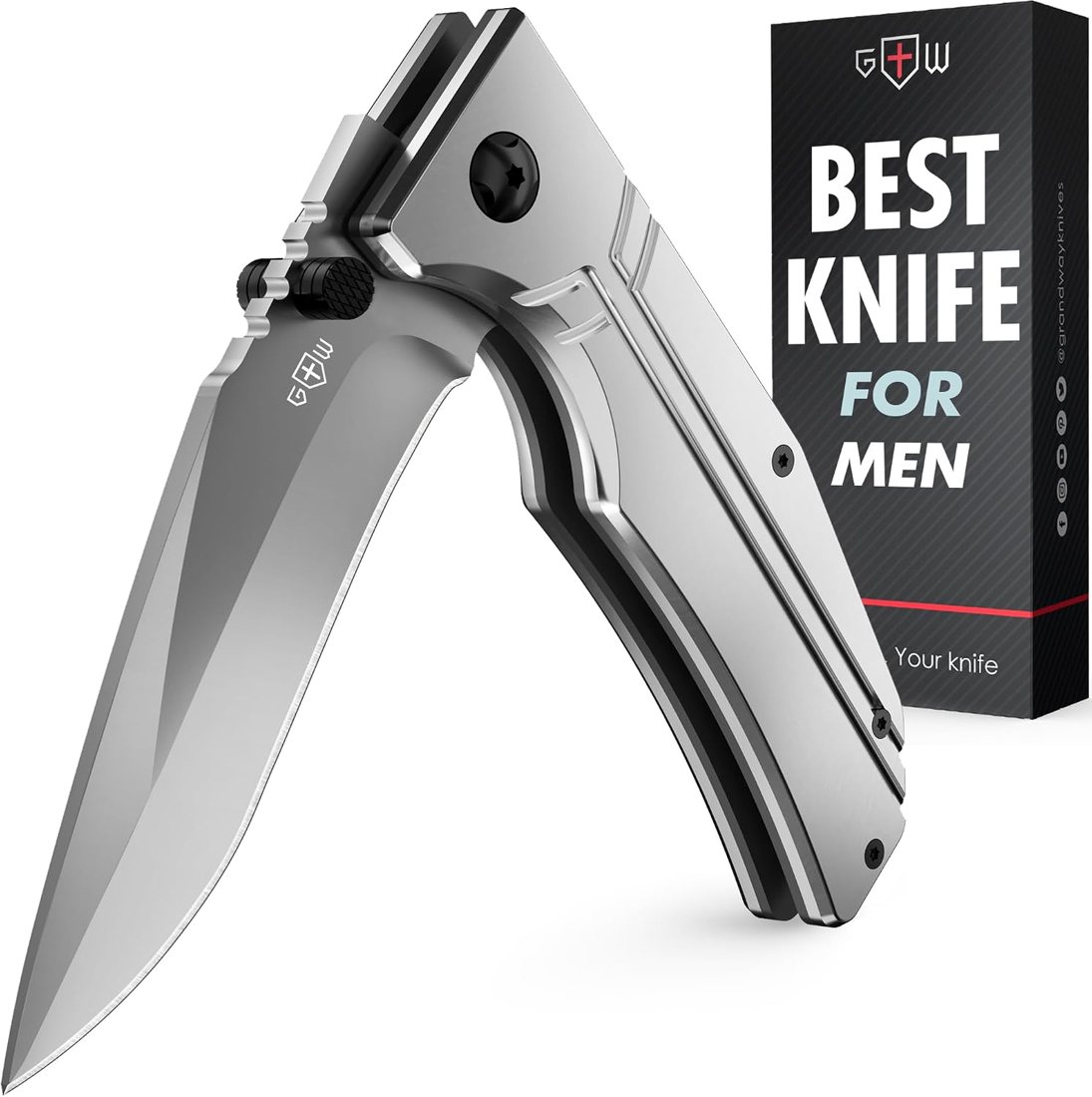 Grand Way Aluminum Pocket Knife 3.54"