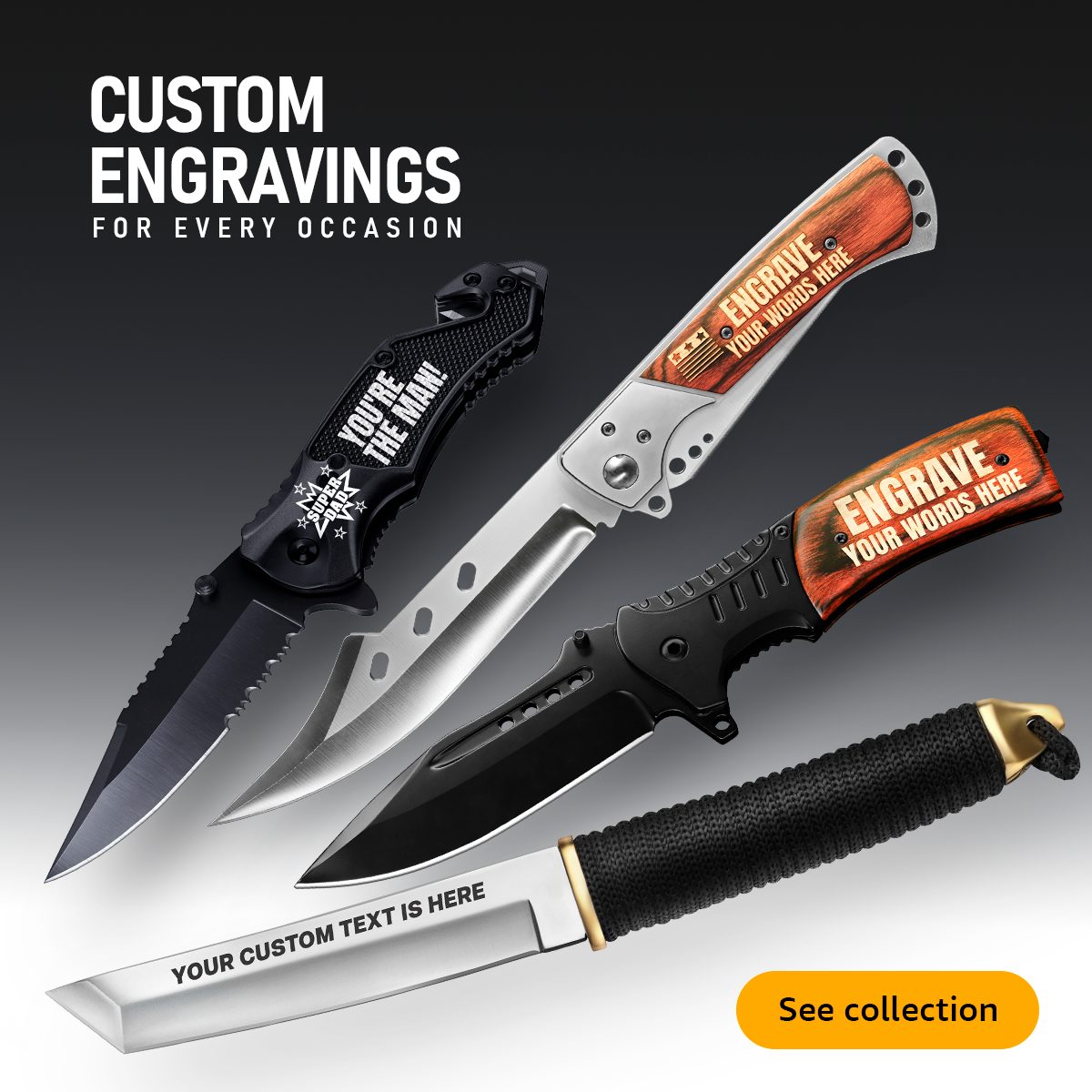 Grand Way Personalized Knives