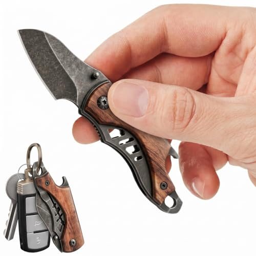 Grand Way Small Wood Pocket Knife with Bottle Opener — Wenge